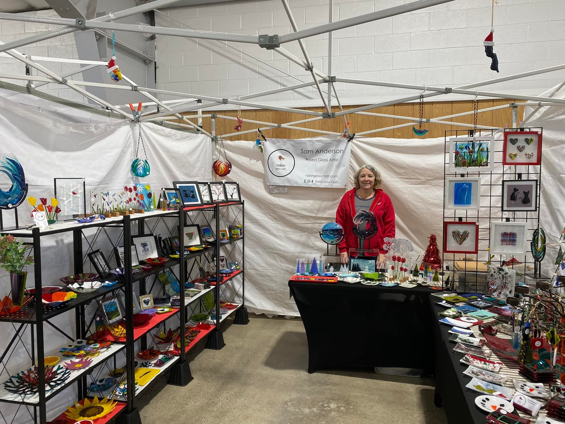 German Christmas Market setup